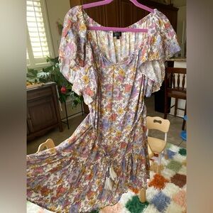 Floral Ruffle Dress - Rachel Zoe